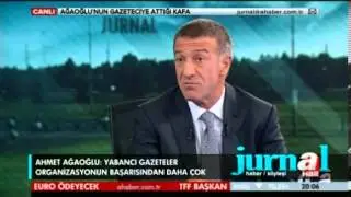 A HABER / AHMET AĞAOĞLU CANLI YAYINDA HEM SİNİRLENDİ HEM DE SİTEM ETTİ | A Haber