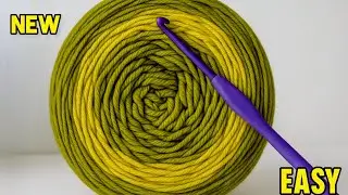 The Crochet Stitch That Will Take Over 2026! Super Easy One-Row Crochet Pattern!