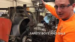Compression test on diesel tractor how to