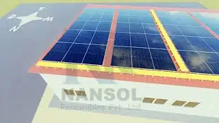 Solar Plant Design  3D Visualization  Nansol Renewables  Residential Commercial  Industrial Solar