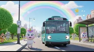 The Unicorns on the Bus | Fun Magical & Transportation Song for Kids | Nursery Rhymes for Toddlers
