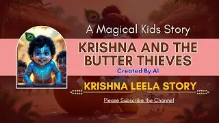 Krishna and the Butter Thieves &ndash; A Magical Kids Story | Krishna Leela | KidsMaze_Story Time