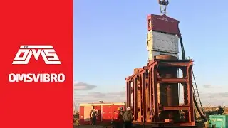 Кран подвесной вибромолот - труба