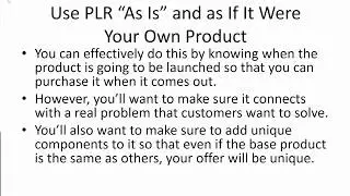 How to make money online with PLR product : Profit-Pulling PLR Strategies