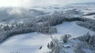 Kristof Farms Snow Day! Drone Footage from 12.27.21