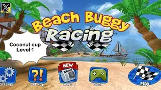 Beach Buggy Racing game coconut cup Level 1