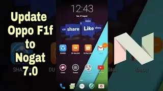 How to update oppo to nogat in hindi ( oppo F1f)