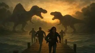 The Island Of Monsters - A Dinosaur Short Horror Story