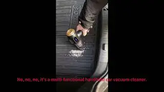 🚗💨 This Tiny Vacuum Just Declared War on Car Crumbs