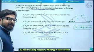 Physics || MDCAT 2025 || Full Discussion || By: Afnan Bakht ||