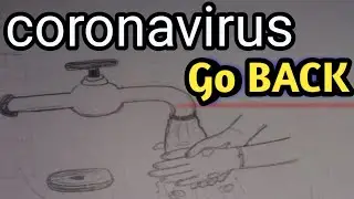 Coronavirus Awareness Poster Drawing | How to Draw Easy Poster of Corona Covid 19 Prevention