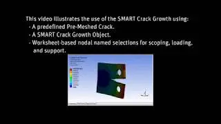ANSYS Mechanical: Анализ роста усталостных трещин с использованием SMART Crack Growth