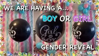 WE ARE HAVING A....|| Gender Reveal 2021 || SURPRISE || GENDER REVEAL BALLOON POP 💖💙
