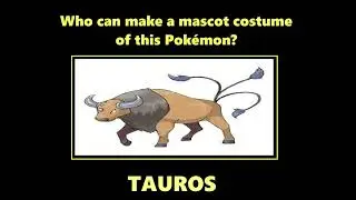 2026 Request To Make A Tauros Pok&eacute;mon Mascot Costume #mascotcostume #pokemon