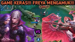 GILA!!! Freya Gold Lane memang semengerikan itu!!! - Mobile Legends