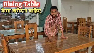 New Dining Table | Dining Table Buying Guide | Dining Table Kaun Sa Achcha Hota Hai