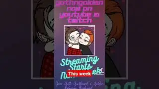 Streaming Starts this week #twitchstreamer #gothgirl #goldenretrieverenergy