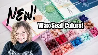 New Spellbinders Wax Beads Colors & Seal Stamp