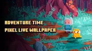 Adventure Time Forest &ndash; Pixel Art LIVE WALLPAPER | 3 Hours of Ambient Forest Sounds