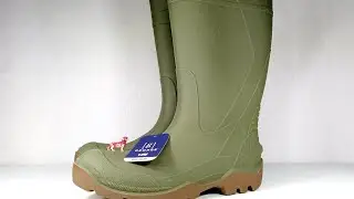 Unboxin Doxin - George Waterproof Slip Resistant Boots, Size 12, Green