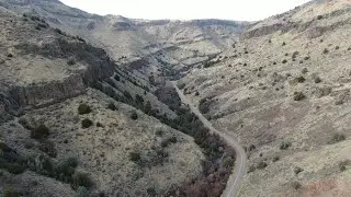 #djimavic2zoom #activetrack Raw Footage Driving Rock Creek Canyon