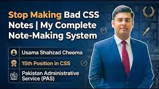 Stop Making Bad CSS Notes | My Complete Note-Making System