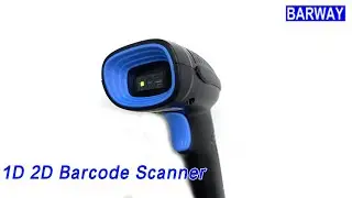 Handheld 1D 2D Barcode Scanner POS Wireless For Warehouse Inventory