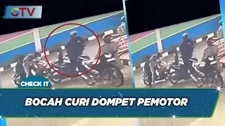 [Check it Out] Terekam CCTV! Aksi Bocah Nekat Curi Dompet Pemotor di Pom Bensin - BIP 04/03