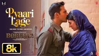Pyaari Lage 8K Full Song | Sunny Deol,Varun,Diljit,Ahan | Border 2 | Vishal M,Tulsi K,Manoj M