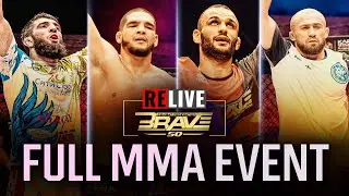 🔥 BRAVE CF 50 Full Event Restream - Historic MMA Battles! 🥊 | Al Silawi vs Naurdiev Title Fight