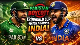 🔴 Pakistan Boycott T20 World Cup Match Against India | Live Streaming on CrikbuzZz #cricket #live