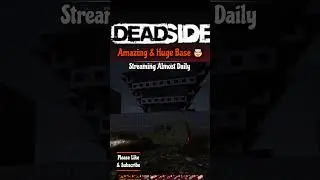 Epic Drive-By of the Biggest Coolest Base You've Ever Seen! 🤯  #deadside #basebuilding #badpixel
