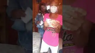 Donna Gowe in water house helping disable family pt2