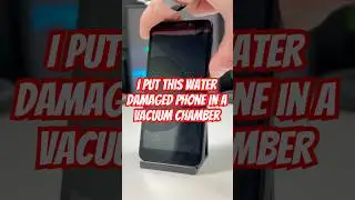 I Tested a Vacuum Chamber's Ability to Remove Water From My Phone #techreview #petesplaceunboxing