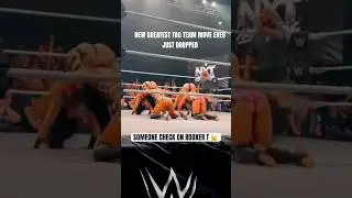 Rhea Ripley & Stephanie Vaquer hit the Devil&rsquo;s Kiss in stereo || #nxt #wwe #rhearipley