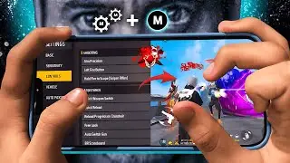 iPHONE XR SETTINGS || iPhone XR📲 SETTINGS ⚙️ HUD + SENSI + DPI [FREE FIRE HIGHLIGHTS] 😍