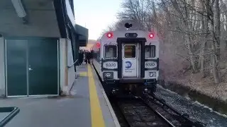 MN 943 pulls in to Brewster North on Leap Day