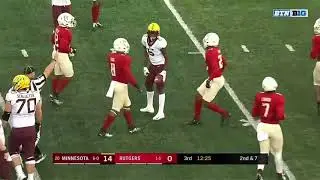 Gopher WR Tyler Johnson: Highlights vs. Rutgers