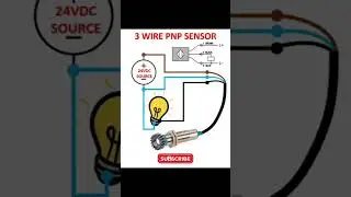 3 Wire PNP sensor.#proximitysensor