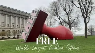 World's Largest Rubber Stamp *FREE* in Willard Park, Downtown Cleveland, OH Created for Standard Oil