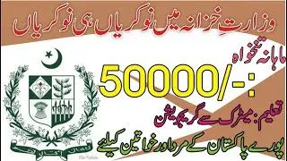Finance Division Jobs 2020 | Govt Jobs 2020 | Ministry Of Finance Jobs | Job | World Say Online
