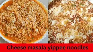 Cheese masala yippee noodles recipe 
