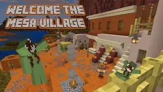 Mesa Village, Mesa/Badlands Biome In Minecraft. Let's Explore!
