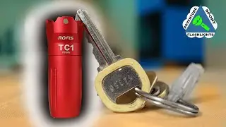 Невероятно ЯРКИЙ фонарик-брелок. Rofis TC1