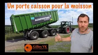 Une nouvelle benne pour la moisson 2022 : un porte caisson Pronar T386