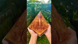 Attract Money Orgone Energy Pyramid. #orgone #orgonite #handmade #orgonitepyramid #emf #pyramid