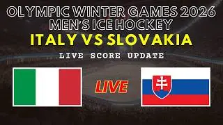 Italy vs Slovakia Live Scores | Olympic Winter Games 2026 Men&rsquo;s Ice Hockey