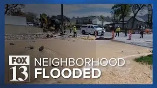 Spanish Fork residents evacuated after burst water pipe floods homes