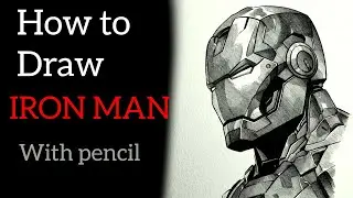 How To Draw Iron Man | Step by Step Sketch (With Pencil)