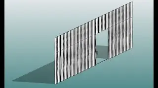 Упражнение по Revit (День 219) &ndash; Гофрированная панель в ограждающей стене